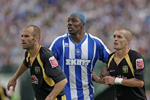 Prints of Match action 2007-08 Home Games Prints: Intense Match Action: Brighton & Hove Albion vs Yeovil Town (2007-08)