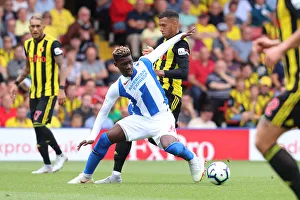 Watford Away 11AUG18 Prints: Intense Midfield Showdown: Bissouma vs