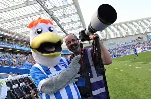 Blackburn Rovers 22AUG15 Prints: Intense Moment at the American Express Community Stadium: Brighton and Hove Albion vs