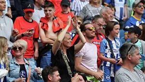 Southampton 21MAY23 Collection: Intense Moment on the Field: Brighton & Hove Albion vs Southampton (21MAY23)