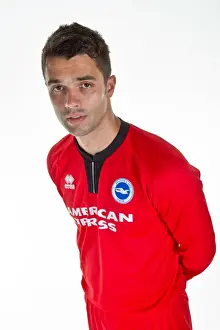 Intense Moment: Peter Brezovan of Brighton & Hove Albion FC in Action