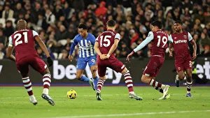 Intense Moments: West Ham United vs. Brighton and Hove Albion - Premier League Clash, London Stadium, 2nd January 2024