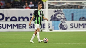 Images Dated 26th July 2023: Intense Pre-Season Clash: Brentford vs. Brighton and Hove Albion at Mercedes-Benz Stadium (26JUL23)