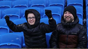Images Dated 19th February 2022: Intense Premier League Battle: Brighton and Burnley Clash at American Express Community Stadium
