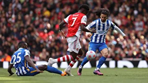 Arsenal 09APR22 Prints: Intense Premier League Clash: Arsenal vs. Brighton & Hove Albion (09APR22)