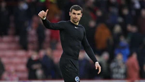 Images Dated 22nd February 2020: Intense Premier League Clash: Brighton and Hove Albion vs Sheffield United (22FEB20)