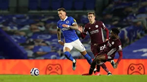 Images Dated 6th March 2021: Intense Premier League Clash: Brighton & Hove Albion vs. Leicester City (06MAR21)