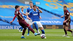 Images Dated 1st May 2021: Intense Premier League Clash: Brighton & Hove Albion vs. Leeds United (01.05.2021)