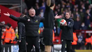 Sheffield United 22FEB20 Prints: Intense Premier League Clash: Brighton and Hove Albion vs. Sheffield United (22FEB20)