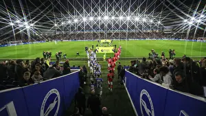 General Stadium View Prints: Intense Premier League Clash: Brighton & Hove Albion vs. Nottingham Forest (18OCT22)