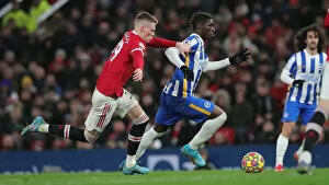 Images Dated 15th February 2022: Intense Premier League Clash: Manchester United vs. Brighton and Hove Albion (15FEB22)