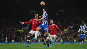 Intense Premier League Clash: Manchester United vs. Brighton and Hove Albion at Old Trafford (15FEB22)