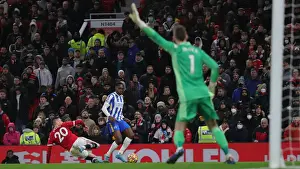 Intense Premier League Clash: Manchester United vs. Brighton and Hove Albion at Old Trafford (15FEB22)
