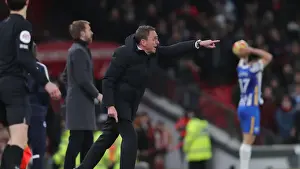 Intense Premier League Clash: Manchester United vs. Brighton and Hove Albion at Old Trafford (15FEB22)