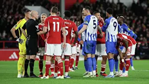 Intense Premier League Clash: Nottingham Forest vs. Brighton and Hove Albion (25NOV23)