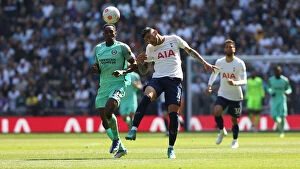 Tottenham Hotspur 16APR22 Collection: Intense Premier League Clash: Tottenham vs. Brighton (16APR22)