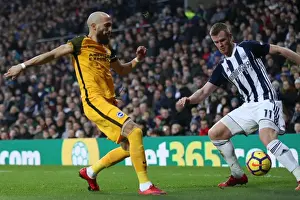 West Bromwich Albion 13JAN18 Prints: Intense Premier League Clash: West Bromwich Albion vs. Brighton and Hove Albion (13Jan18)