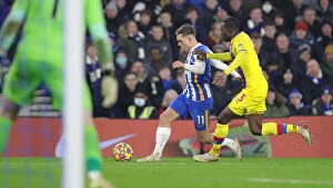 Images Dated 14th January 2022: Intense Premier League Rivalry: Brighton & Hove Albion vs. Crystal Palace (14JAN22)