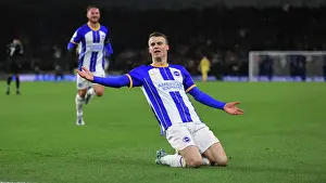 Scores A Goal 1 0 Prints: Intense Premier League Rivalry: Brighton & Hove Albion vs. Crystal Palace (15MAR23)
