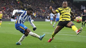 Images Dated 12th February 2022: Intense Premier League Rivalry: Watford vs. Brighton and Hove Albion (12FEB22)
