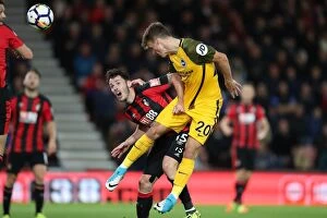 Images Dated 15th September 2017: Intense Premier League Showdown: Brighton and Hove Albion vs AFC Bournemouth (15SEP17)