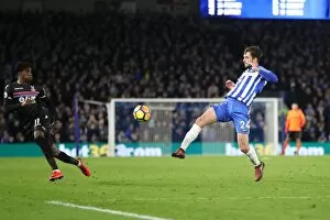 Images Dated 28th November 2017: Intense Premier League Showdown: Brighton & Hove Albion vs. Crystal Palace (November 2017)
