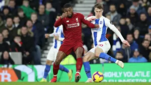 Images Dated 12th January 2019: Intense Premier League Showdown: Brighton & Hove Albion vs. Liverpool (January 9, 2019)