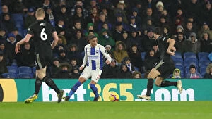 Images Dated 9th February 2019: Intense Premier League Showdown: Brighton & Hove Albion vs. Burnley (February 2019)