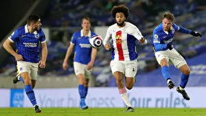 Images Dated 22nd February 2021: Intense Premier League Showdown: Brighton & Hove Albion vs. Crystal Palace (22FEB21)