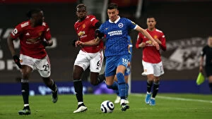 Images Dated 4th April 2021: Intense Premier League Showdown: Manchester United vs. Brighton & Hove Albion at Old Trafford