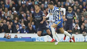 Images Dated 23rd October 2021: Intense Premier League Showdown: Brighton & Hove Albion vs. Manchester City (23rd October 2021)