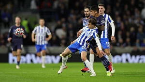 Images Dated 23rd October 2021: Intense Premier League Showdown: Brighton & Hove Albion vs. Manchester City (23rd October 2021)