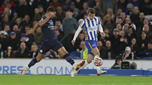 Images Dated 23rd October 2021: Intense Premier League Showdown: Brighton & Hove Albion vs Manchester City (23OCT21)
