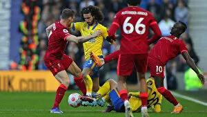Liverpool 12MAR22 Collection: Intense Premier League Showdown: Brighton & Hove Albion vs. Liverpool (12.03.22)