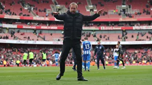 Intense Premier League Showdown: Arsenal vs. Brighton & Hove Albion (09APR22) - Battle at the Emirates