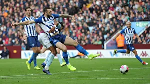 Intense Premier League Showdown: Aston Villa vs. Brighton and Hove Albion at Villa Park (19OCT19)