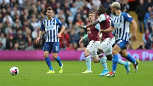 Intense Premier League Showdown: Aston Villa vs. Brighton & Hove Albion at Villa Park (19OCT19)