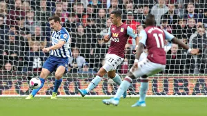 Intense Premier League Showdown: Aston Villa vs. Brighton and Hove Albion at Villa Park (19OCT19)