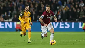 West Ham United 02JAN19 Prints: Intense Premier League Showdown: Brighton and Hove Albion vs