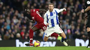 Intense Premier League Showdown: Brighton & Hove Albion vs. Liverpool (January 2019)