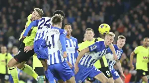 Intense Premier League Showdown: Brighton & Hove Albion vs. Burnley (09DEC23)