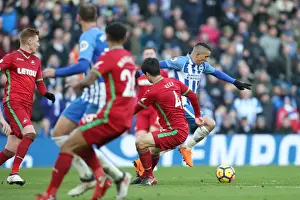 Intense Premier League Showdown: Brighton & Hove Albion vs Swansea City (24FEB18)