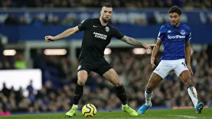Images Dated 11th January 2020: Intense Premier League Showdown: Everton vs. Brighton and Hove Albion at Goodison Park (11Jan20)