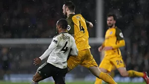 Images Dated 29th January 2019: Intense Premier League Showdown: Fulham vs. Brighton and Hove Albion at Craven Cottage (29 JAN 19)