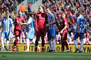 Intense Premier League Showdown: Liverpool vs. Brighton and Hove Albion at Anfield (13MAY18)