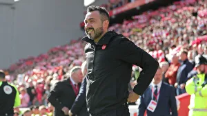 Intense Premier League Showdown: Liverpool vs. Brighton & Hove Albion at Anfield (1st October 2022)