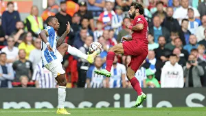 Intense Premier League Showdown: Liverpool vs. Brighton & Hove Albion at Anfield (1st October 2022)