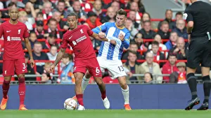Intense Premier League Showdown: Liverpool vs. Brighton & Hove Albion at Anfield (1st October 2022)