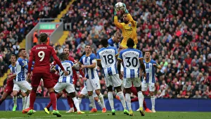 Intense Premier League Showdown: Liverpool vs. Brighton & Hove Albion at Anfield (1st October 2022)