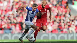 Intense Premier League Showdown: Liverpool vs. Brighton & Hove Albion at Anfield (1st October 2022)